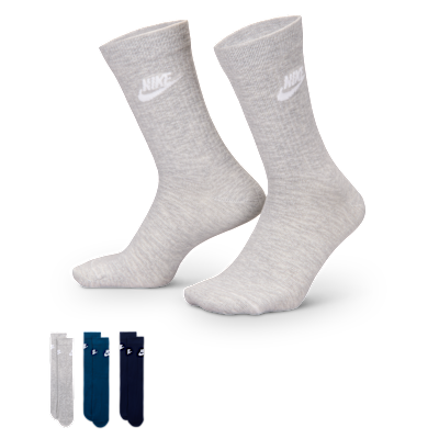 靴 NIKE 3pair set Nike Sportswear Dri-FIT Everyday Essential Crew Socks (3 Pairs